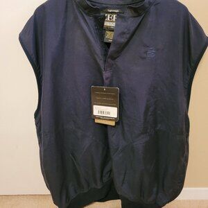 Zero Lightweight Restriction Golf Outerwear Vest - Navy - Mens Large NEW